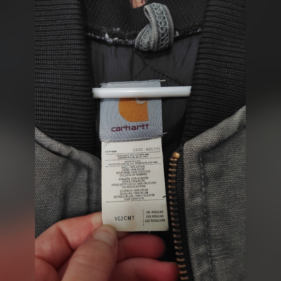 Carhartt Gray Work Vest Mens 2XL - Picture 4 of 4
